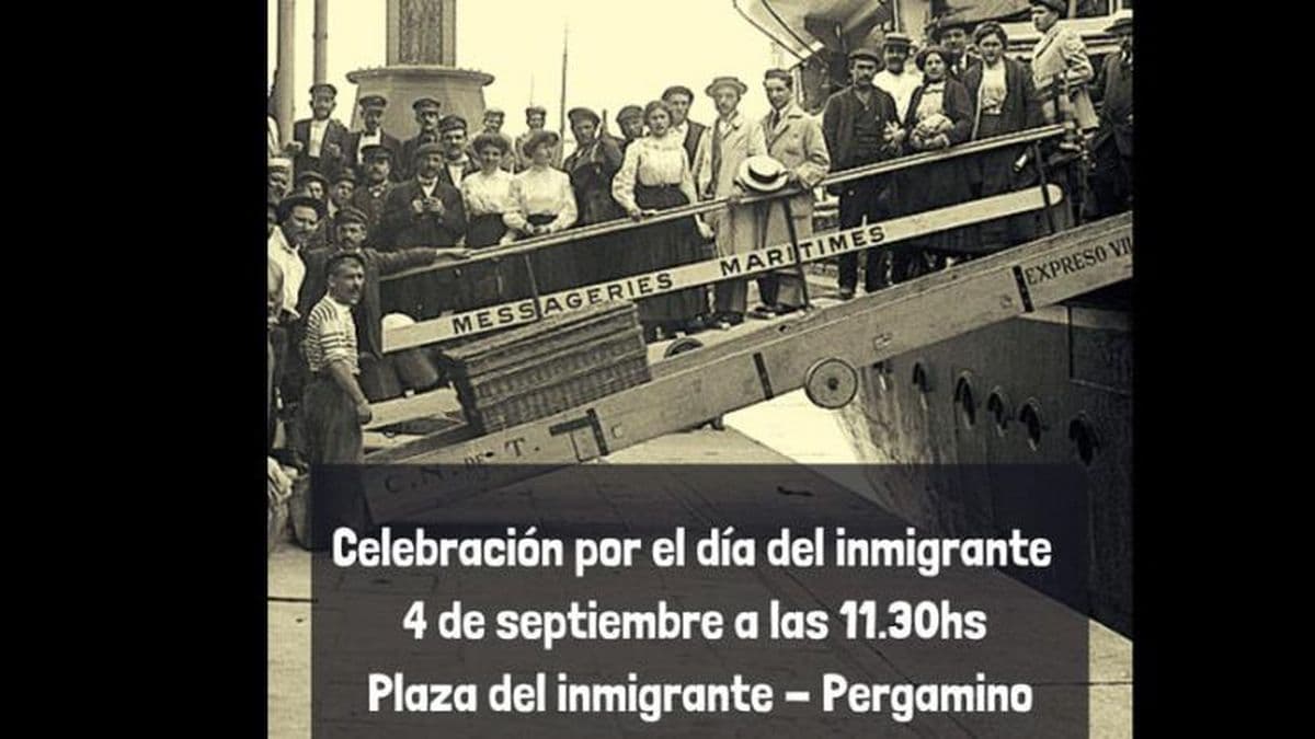 Este domingo realizan un acto en homenaje a los inmigrantes