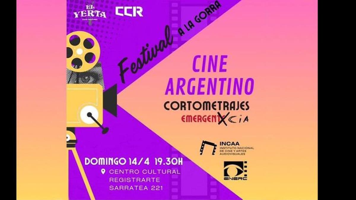 Este domingo en el Centro Cultural Registrarte cierra el Festival de Cortometrajes