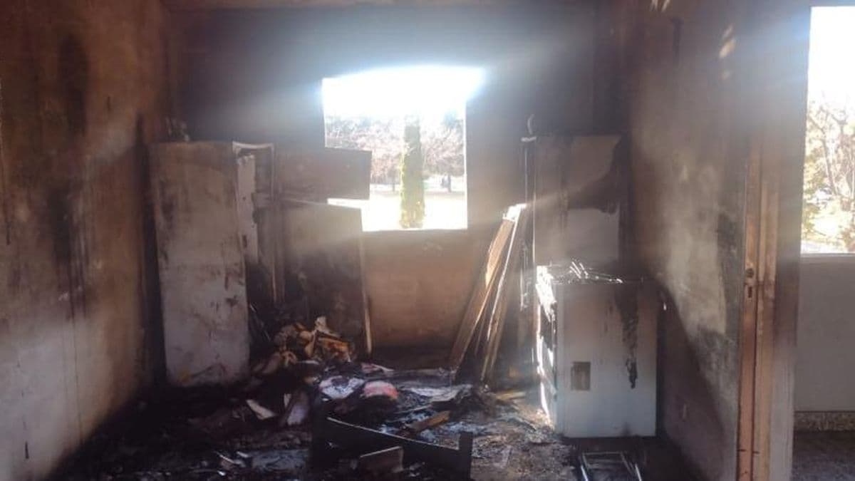 Una familia perdió todo al incendiarse su vivienda