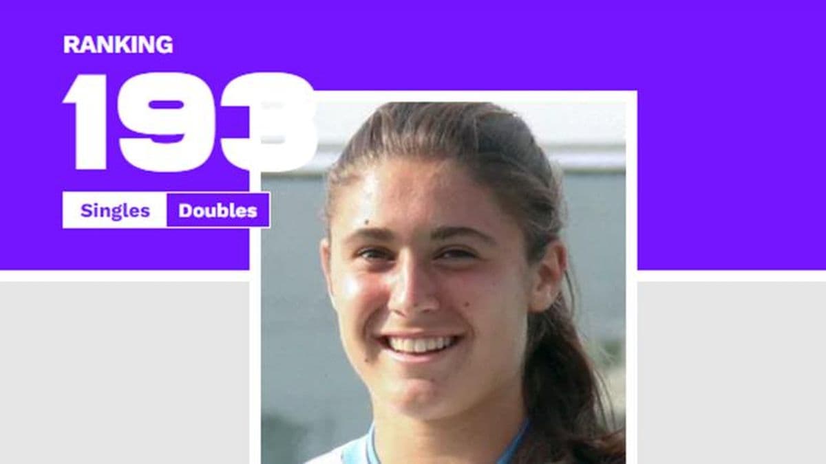 Julia Riera en el Top 200: trepó 59 lugares y ocupa la posición 193