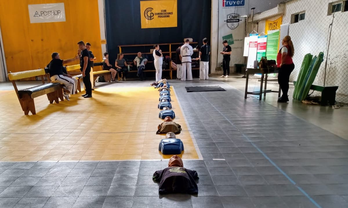 Capacitación en RCP para fortalecer la prevención en espacios deportivos