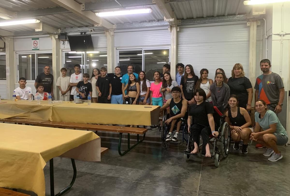 Pergamino recibe atletas paralímpicos