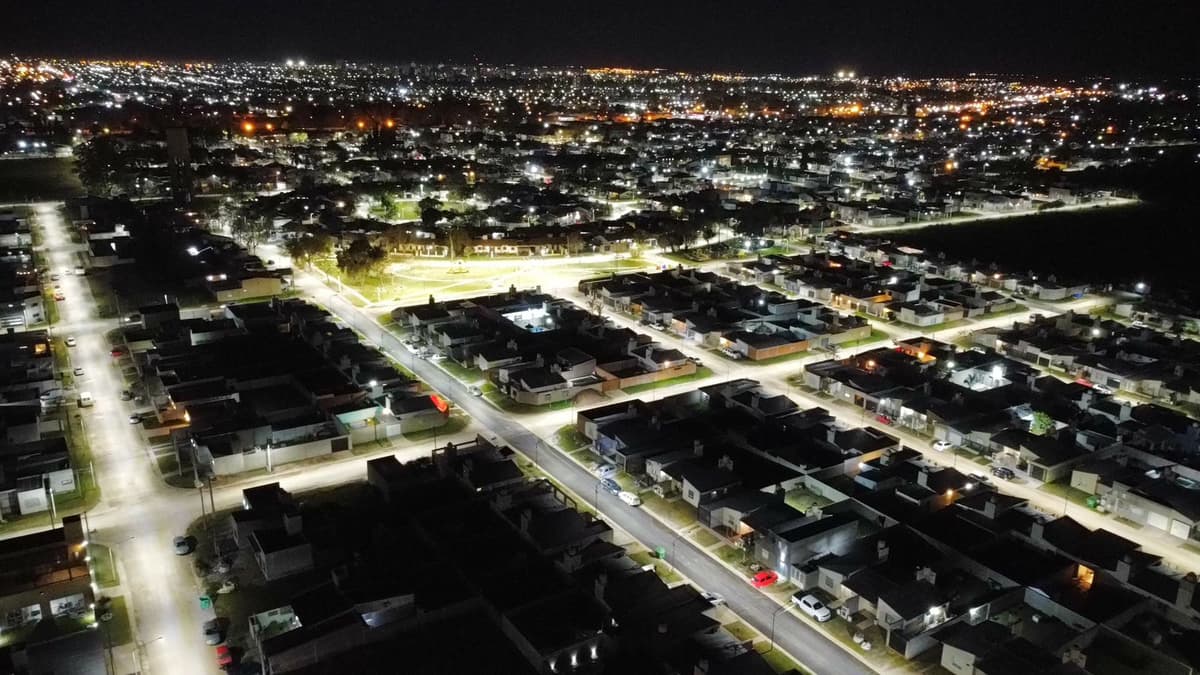 Más iluminación LED en Pergamino