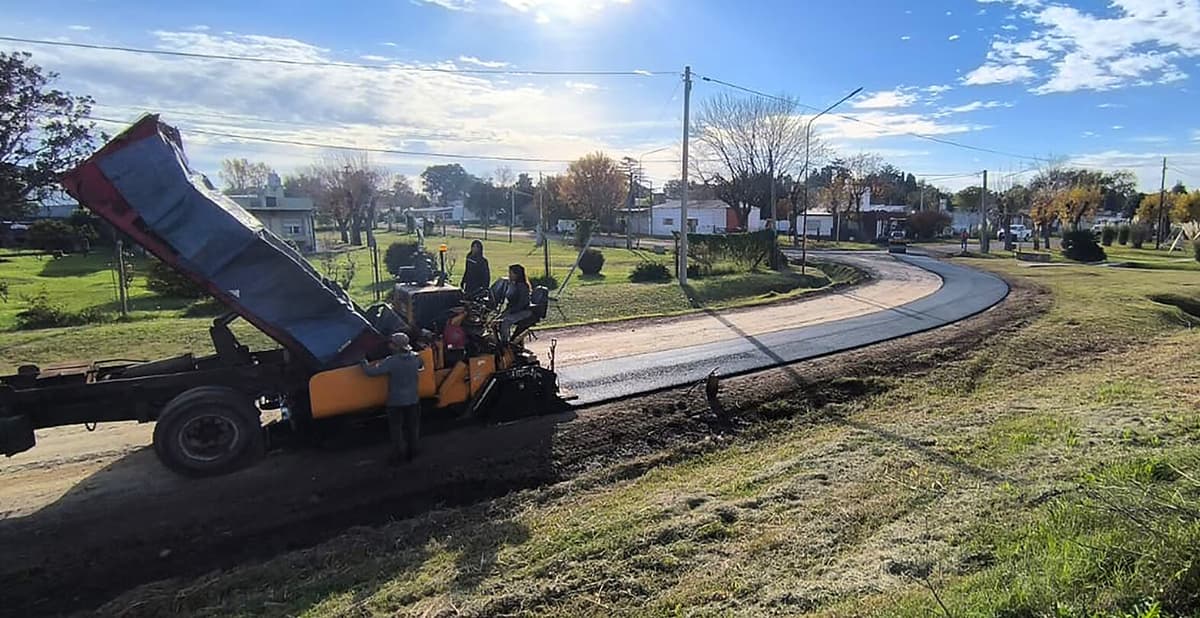Obras de pavimentación en Fontezuela