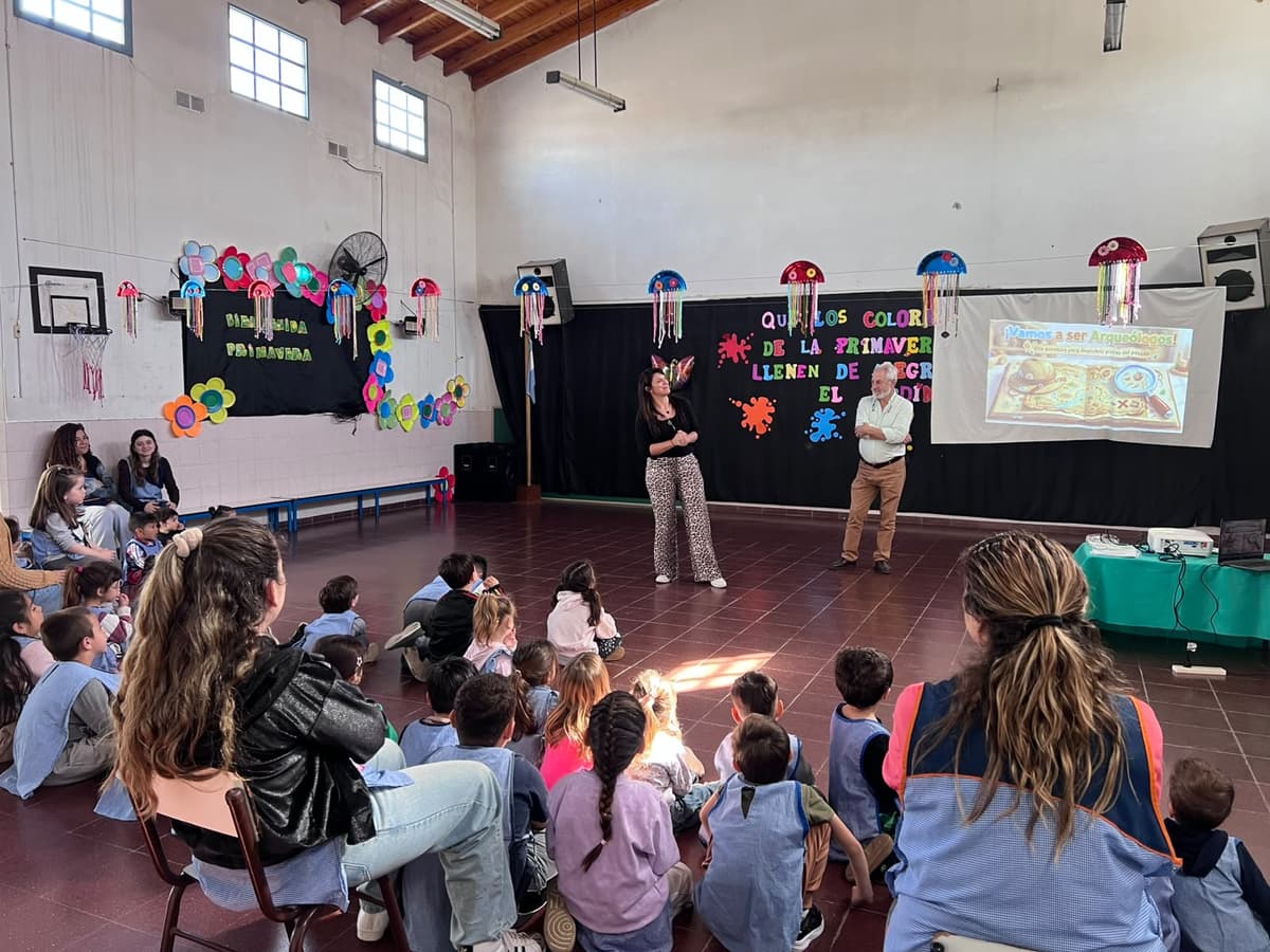El Jardín de Infantes N°908 fue escenario de una nueva jornada de “Arqueólogos por un día”