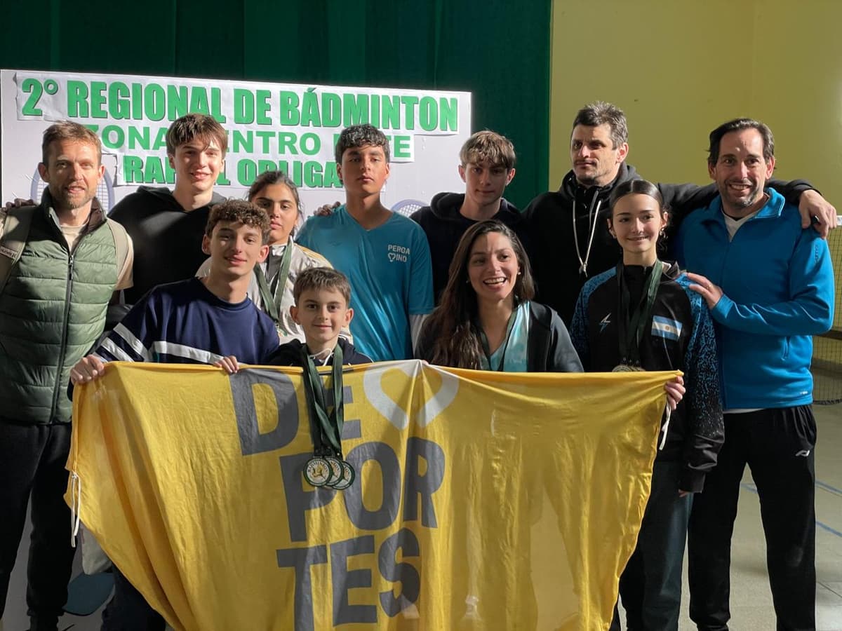 Gran actuación del bádminton de Pergamino en el Torneo Regional Zona Centro