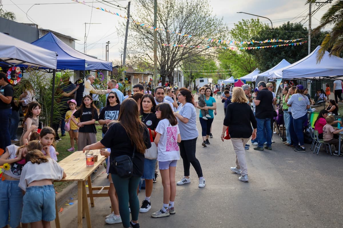 La Muni en tu Barrio celebró la llegada de la primavera en barrio Belgrano