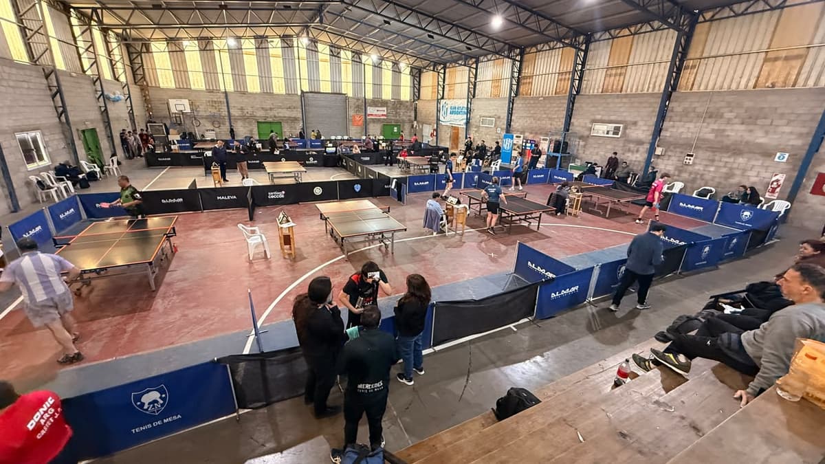 Pergamino fue sede de un torneo nacional de tenis de mesa adaptado