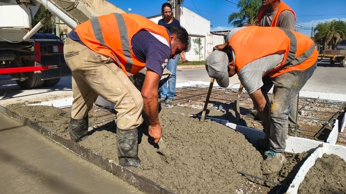 San Pedro: Finalizaron obras con hormigón en Oliveira Cézar y Maestro Reina para mejorar la circulación
