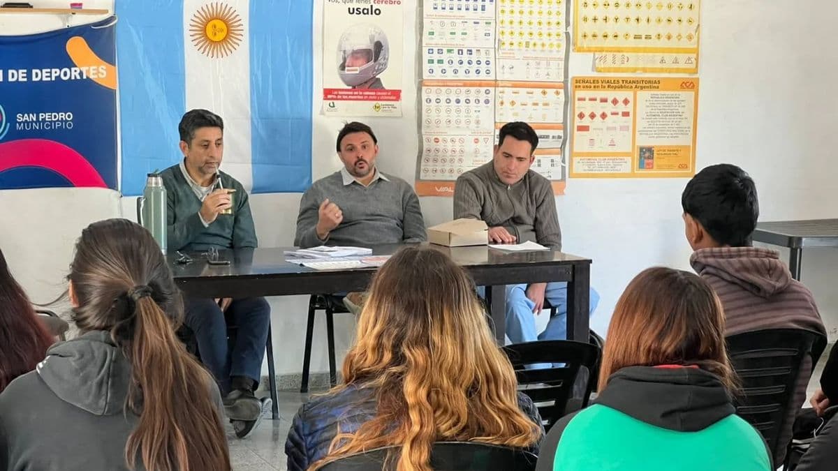 Capacitación vial en San Pedro: estudiantes podrán tramitar su licencia sin salir del barrio