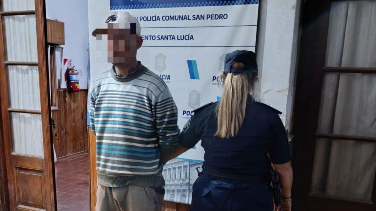 Orden de detención por abuso sexual en San Pedro: un hombre fue arrestado en Santa Lucía