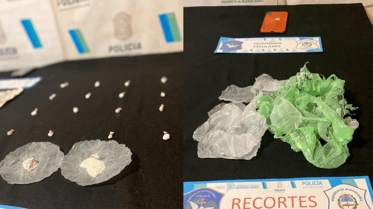 En Zona Oeste de San Nicolás, desarticulan un punto de venta de drogas tras un allanamiento