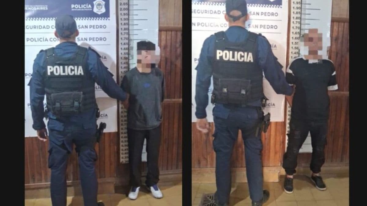 Dos aprehendidos en San Pedro por violencia de género y desobediencia judicial