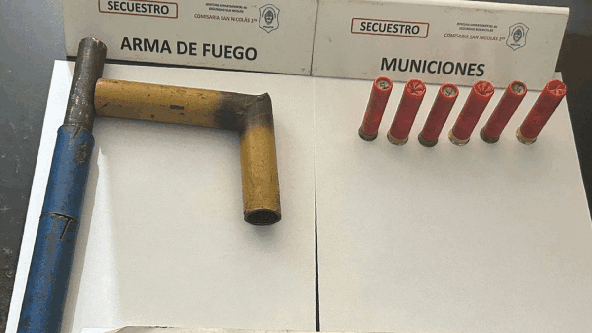 Detuvieron a un hombre en zona sur de San Nicolás por violencia de género con un arma tumbera