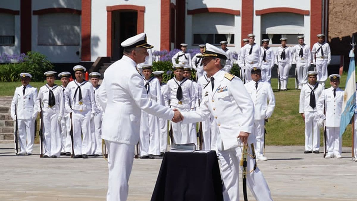 Cambio de mando en la Base Naval Zárate: asumió el capitán Damián Gabriel Orgiazzi