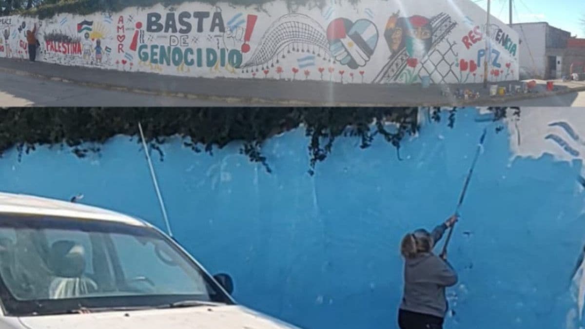 Censura en Zárate: Marcelo Matzkin tapó un mural y los artistas realizaron un festival en repudio