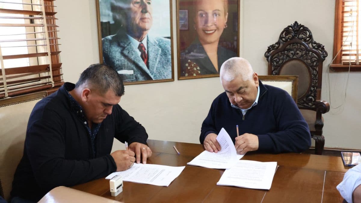 San Pedro: convenio con la municipalidad de San Pedro para el Polo Gastronómico en la ex Terminal de Ómnibus