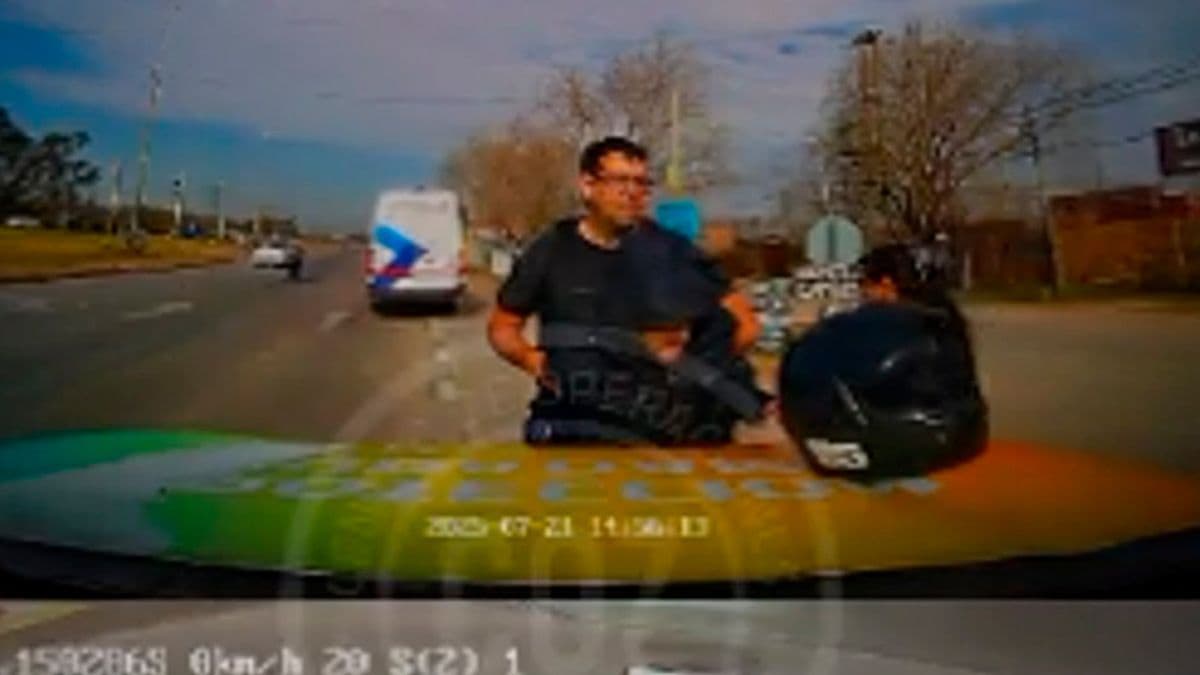 Persecución en Zárate: Motociclista huyó en contramano por Ruta 6 y fue interceptado por el COZ.