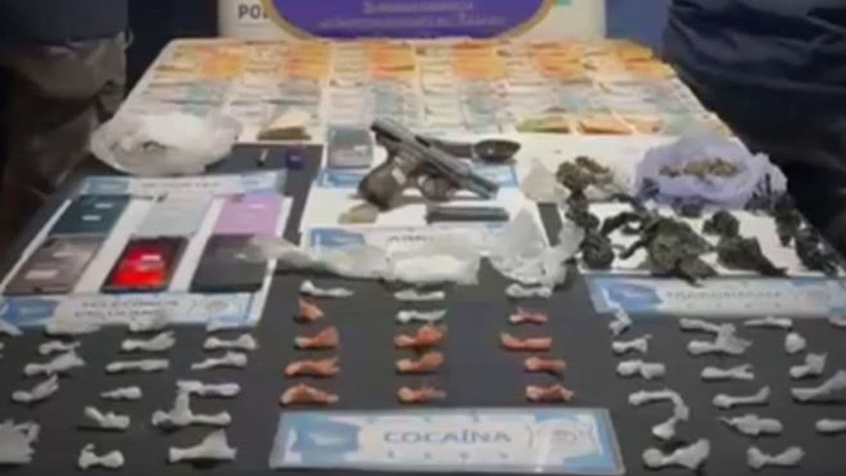 Allanamientos en Zárate: detienen a dos hombres con droga, armas y dinero en efectivo