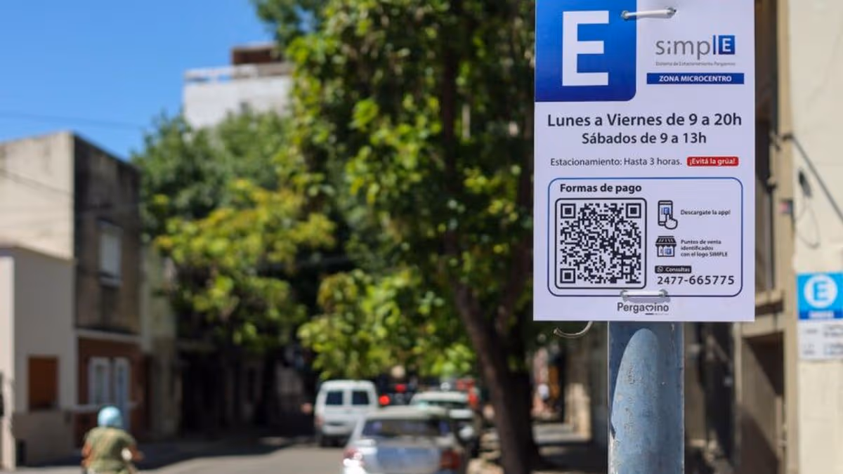 En Pergamino, estacionar es más fácil: ya se puede pagar el medido con código QR
