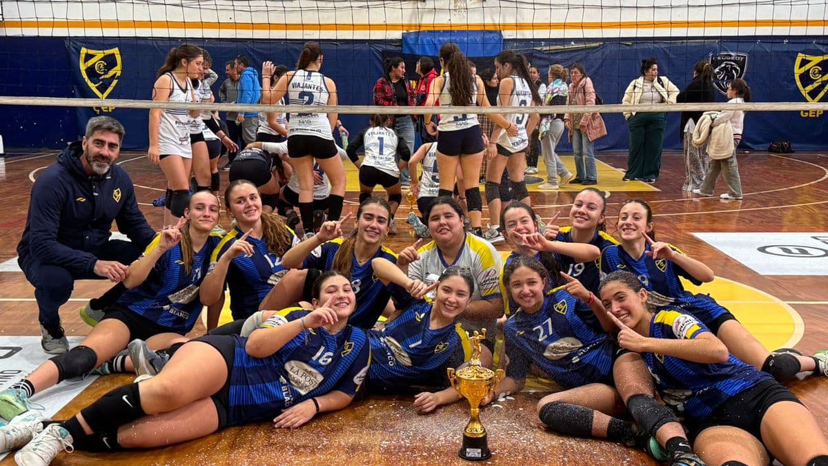 Voley: Gimnasia A se consagró campeón de la LiProBo Sub 16 femenina