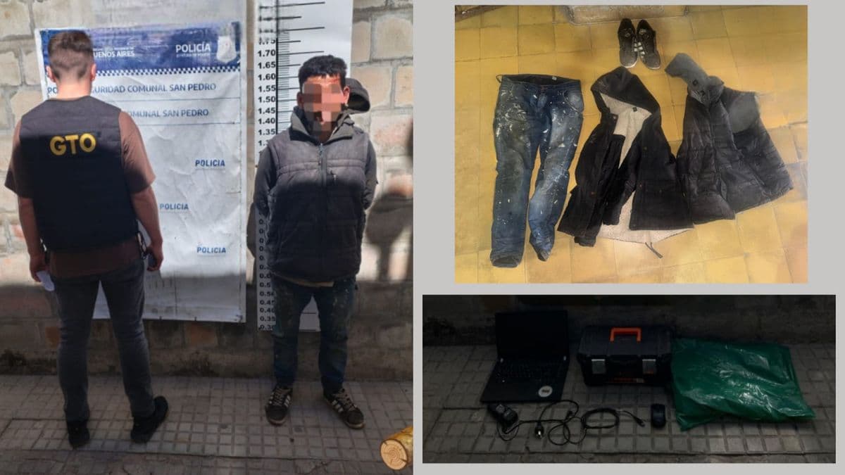 Hombre con antecedentes fue aprehendido tras robar un comercio en San Pedro