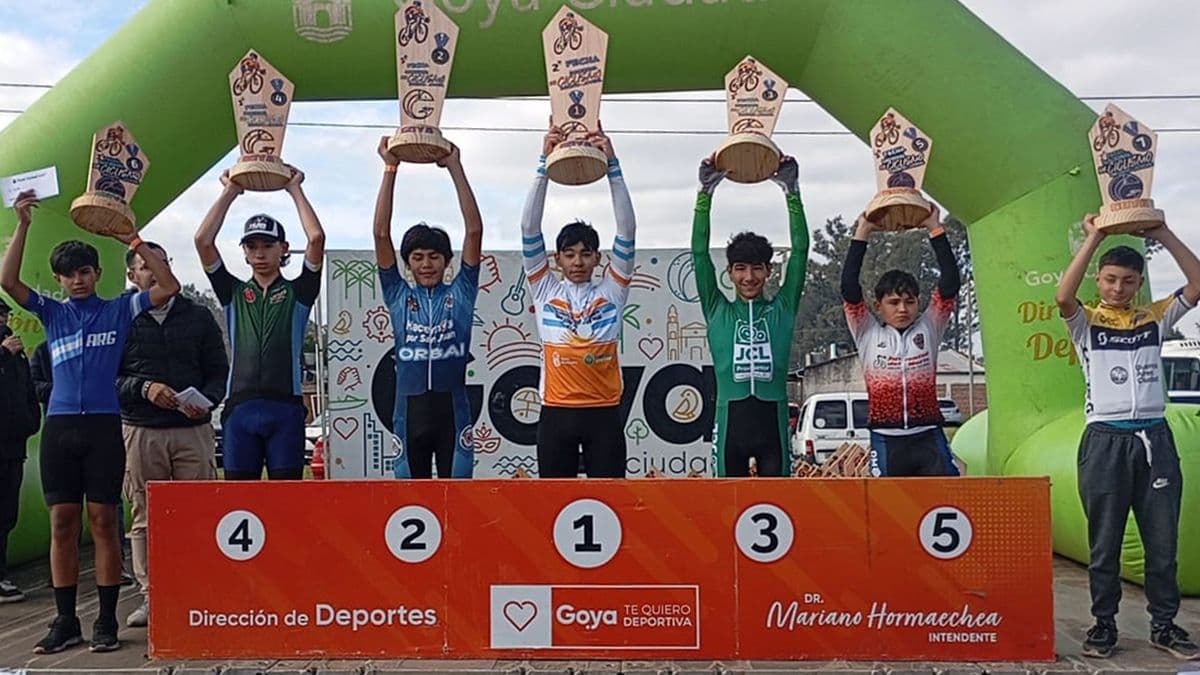 Juliano Almeida otra vez al podio en el Nacional Infanto Juvenil: tercero en Goya