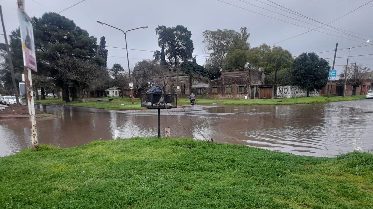 Baradero recibió 65 mm de lluvia durante la tormenta de Santa Rosa; igual tuvo inconvenientes