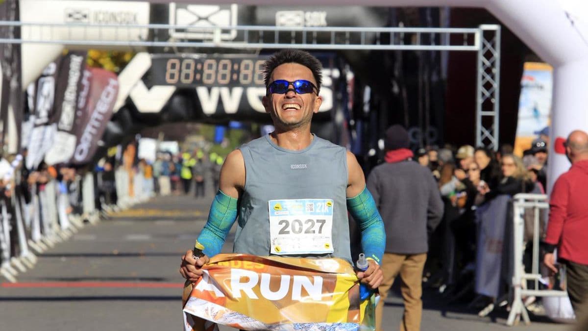 Luciano Dragi debutó en montaña con un Top 10 en los 21K de Patagonia Run