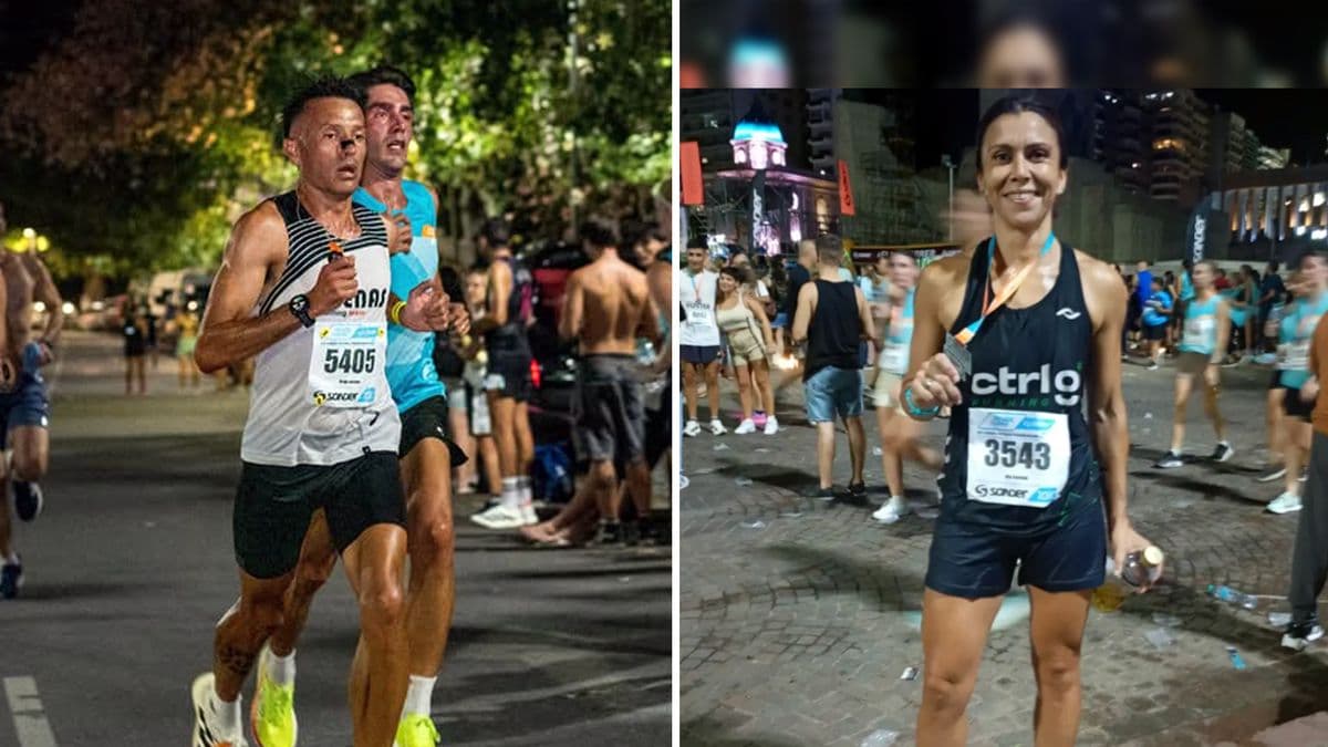 Luciano Dragi y Soledad Aita, referentes pergaminenses en los 10K Sonder