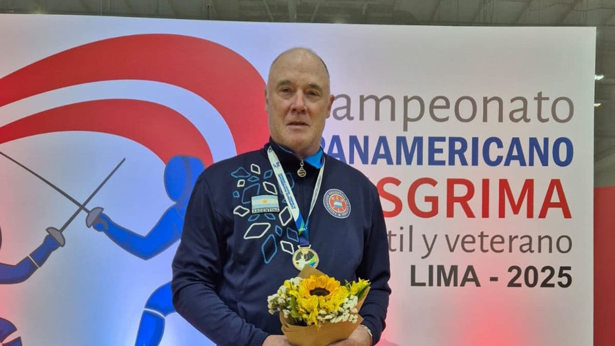 Marcelo Magnasco, el esgrimista olímpico que sigue desafiando al tiempo desde Pergamino