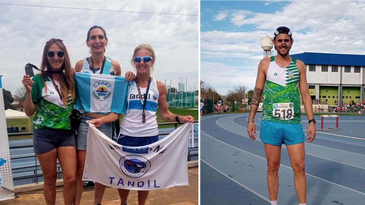 Maritza Uruzula y Damián Perugini protagonistas del Nacional Máster de atletismo