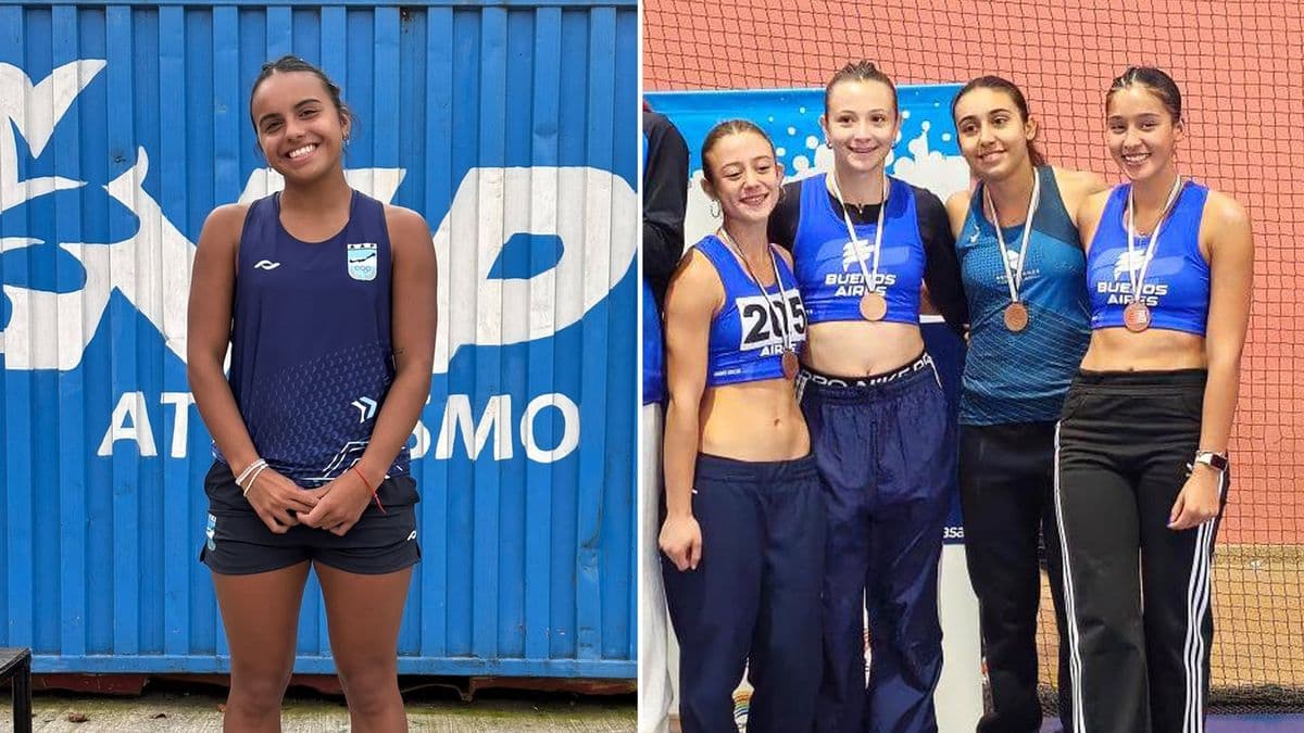 Morena Pugin rozó el podio en salto en largo y Sara Favre fue bronce en la posta