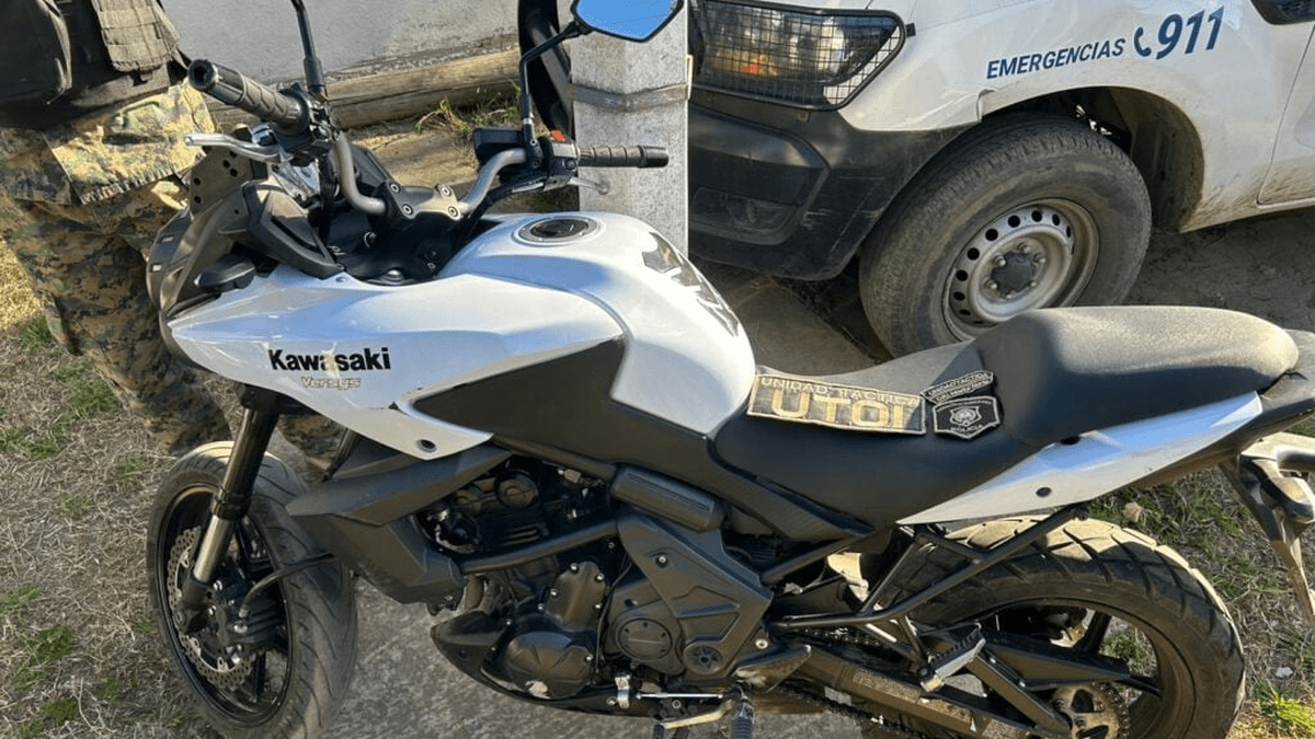 Motos adulteradas en San Nicolás: Detuvieron a un joven con una moto adulterada en América y Rondeau