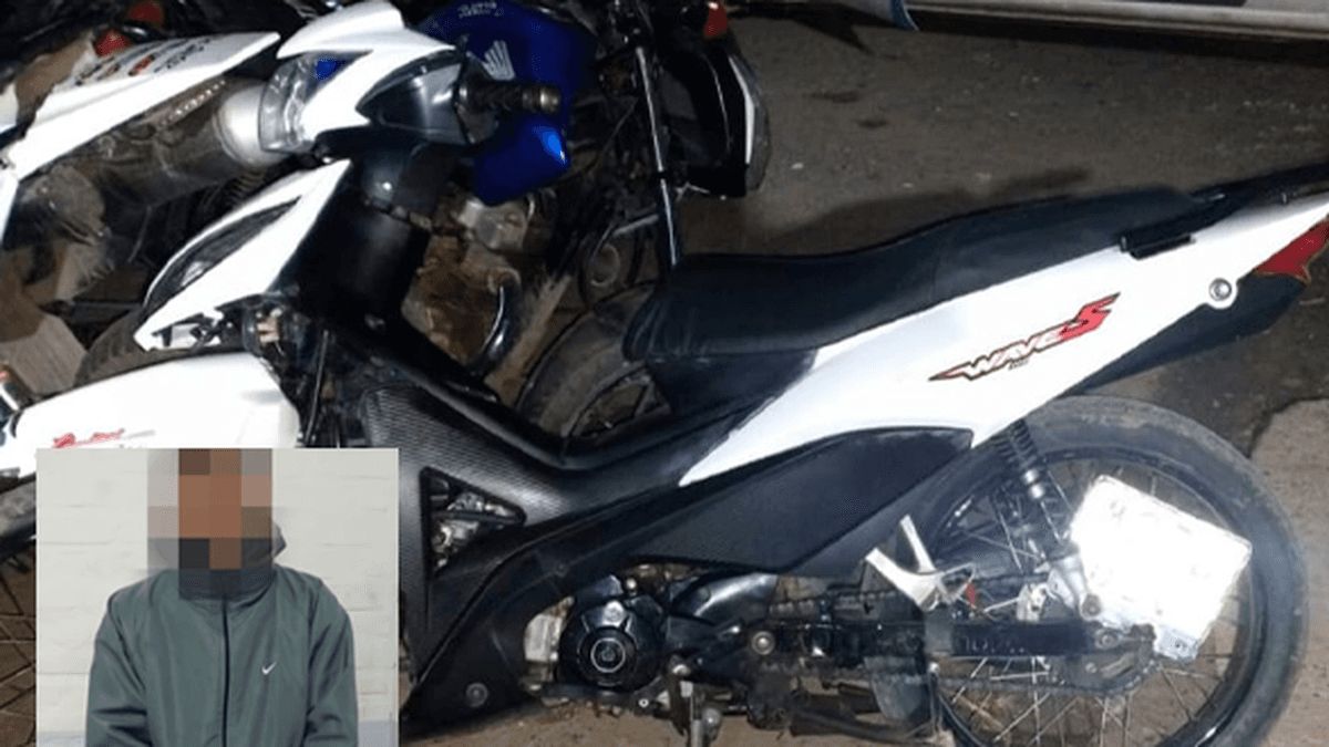 San Nicolás: aprehenden a joven en moto robada con pedido de secuestro activo