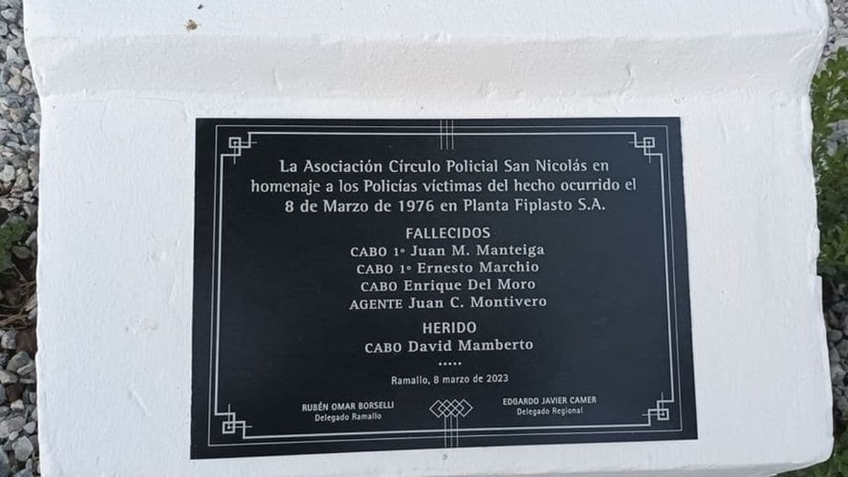 Ramallo recordará a las víctimas del atentado en Fiplasto a 50 años del histórico ataque