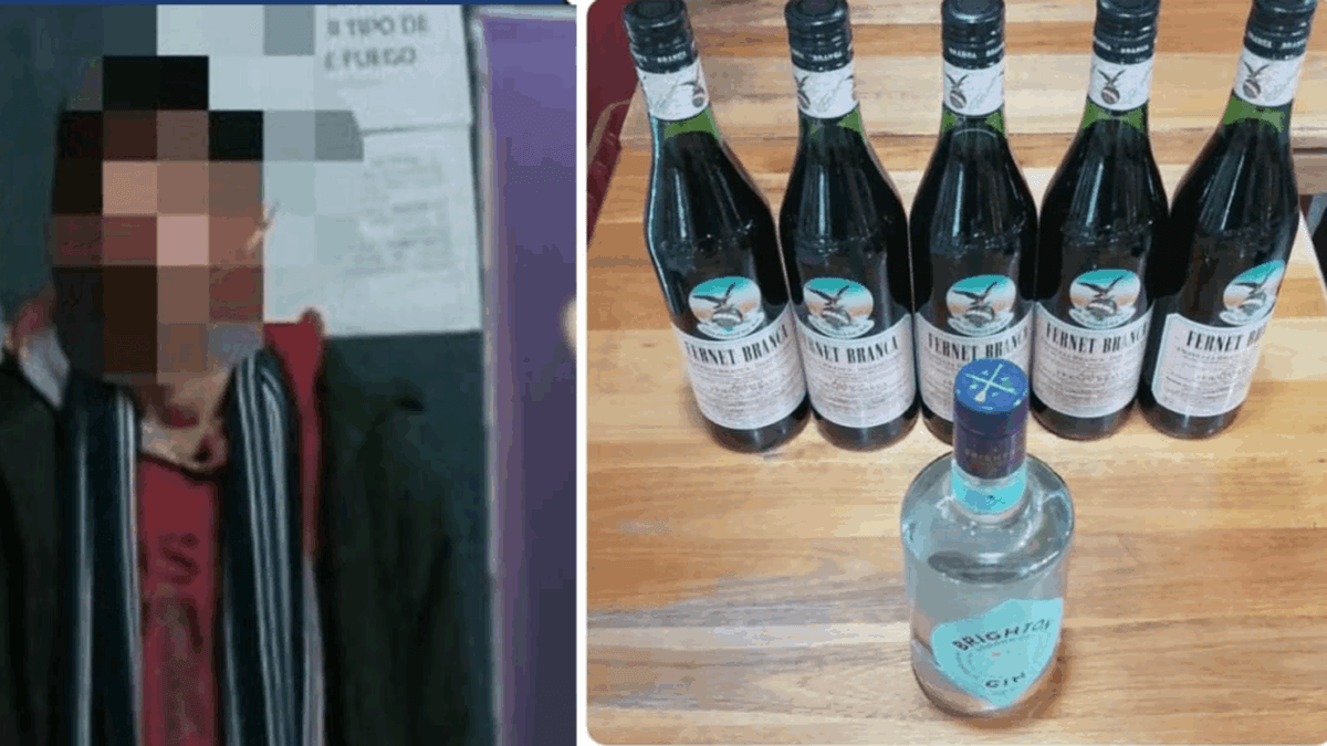 Intentó robar seis botellas de alcohol de un comercio de San Nicolás y fue detenido