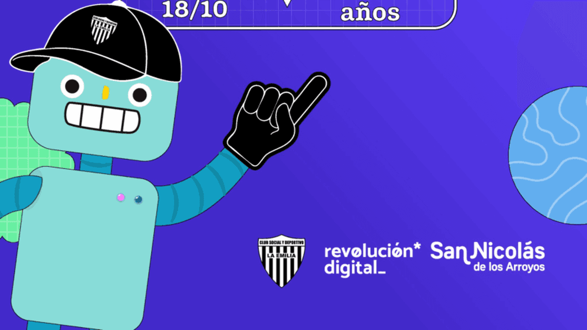 San Nicolás: llega la Colonia de Robótica para niños en el Club La Emilia este sábado