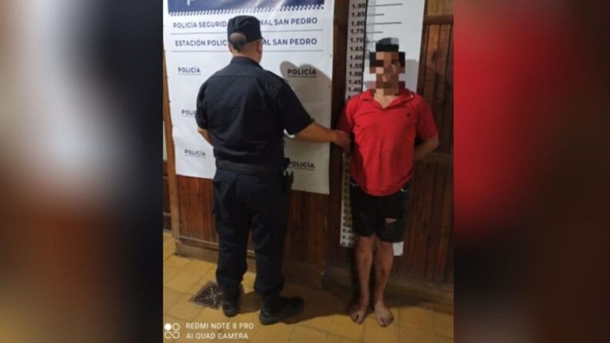 San Pedro: detienen a un hombre por un ataque a su hija durante un conflicto familiar