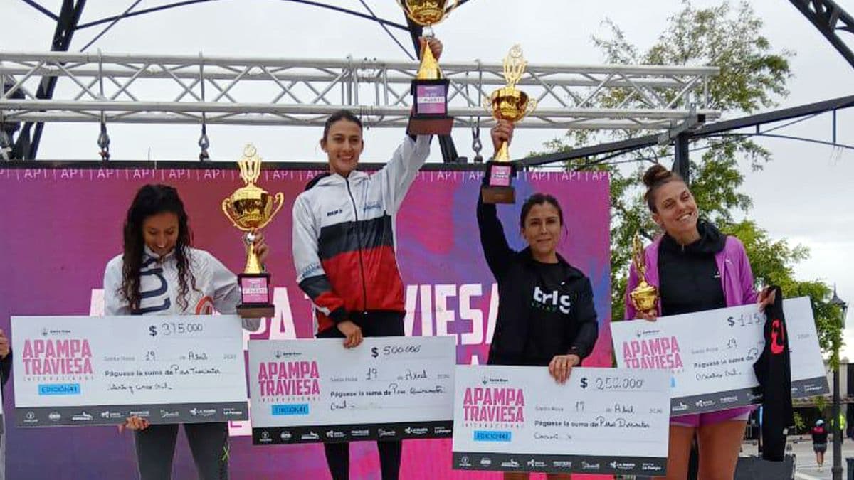Soledad Aita, en su mejor versión: tercera y al podio en el Nacional de Medio Maratón