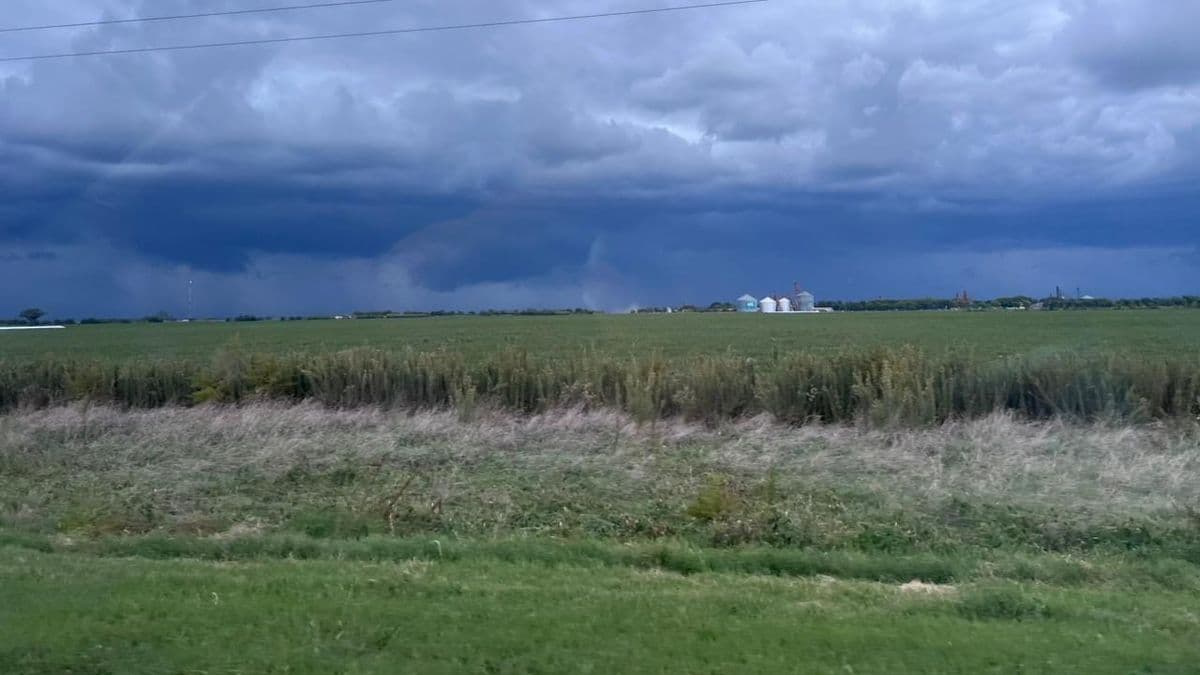 Llegó la lluvia a Pergamino tras una jornada sofocante