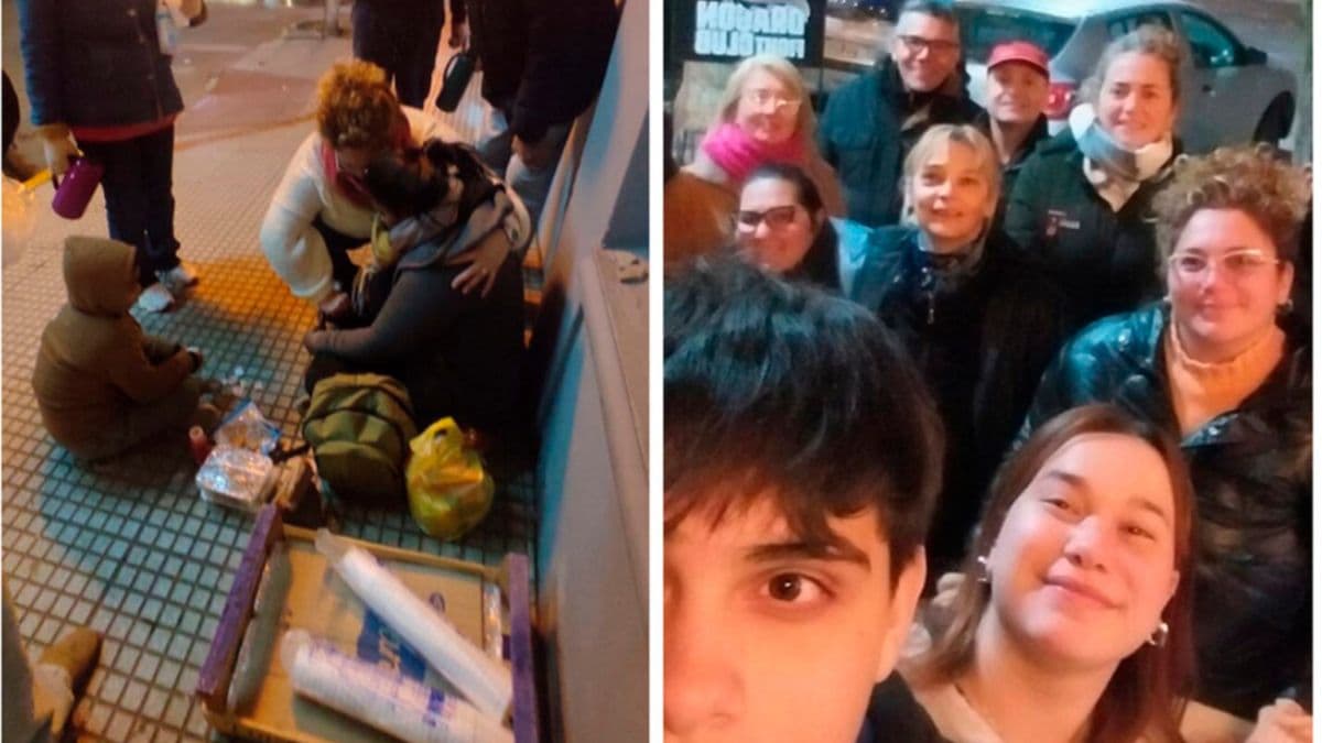 Zárate: reparten viandas calientes y fe a personas en situación de calle