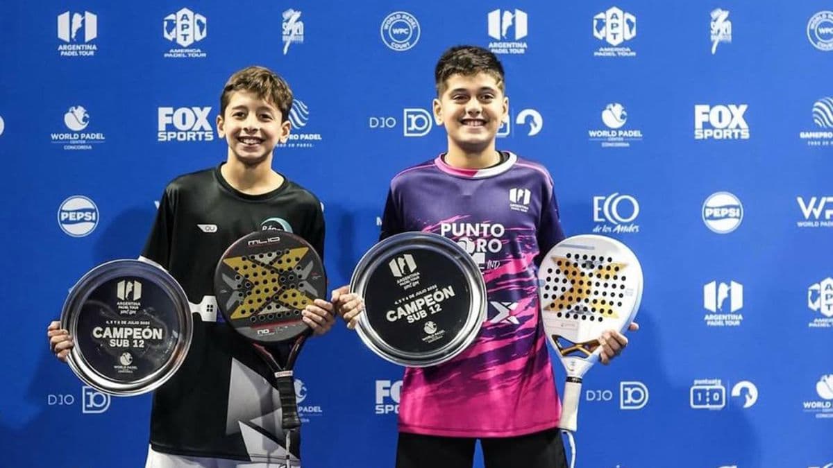Vitto Benvenutto tricampeón del Argentina Pádel Tour Next Gen