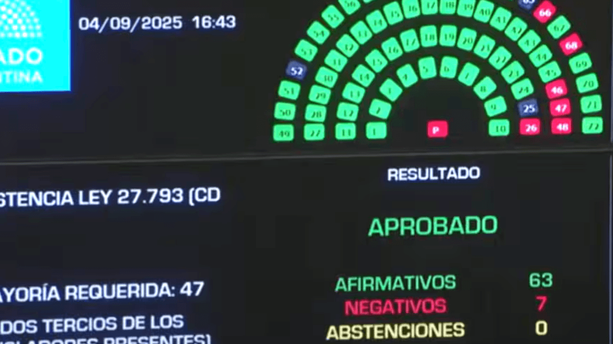 El Senado se le plantó a Milei, revirtió su veto a la ley de discapacidad