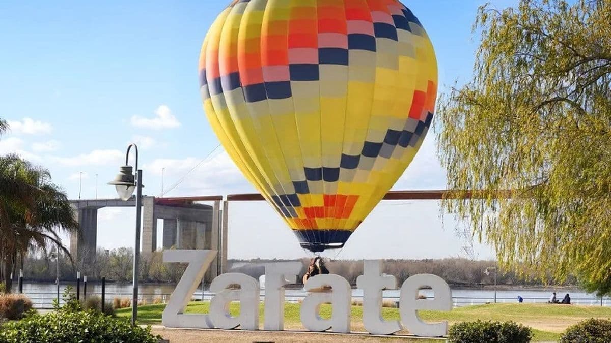 Zárate ofrecerá vuelos en globo aerostático gratis este fin de semana en la Costanera Sur
