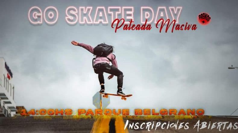 "Pateada masiva" el domingo en Pergamino por el Día Mundial del Skate