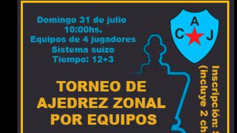 Torneo zonal de ajedrez por equipos este domingo en Juventud