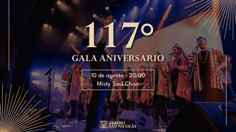 El Teatro San Nicolás celebra sus 117 años con una gala especial y un show musical el día domingo
