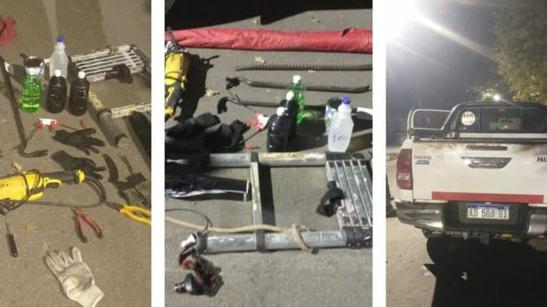 Evadieron un retén policial y abandonaron una camioneta robada al verse acechados