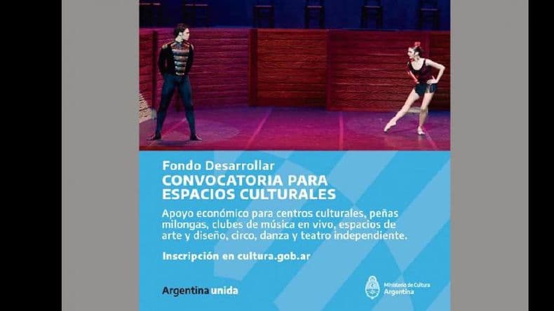 Lanzan la segunda convocatoria del Fondo Desarrollar para espacios culturales de todo el país